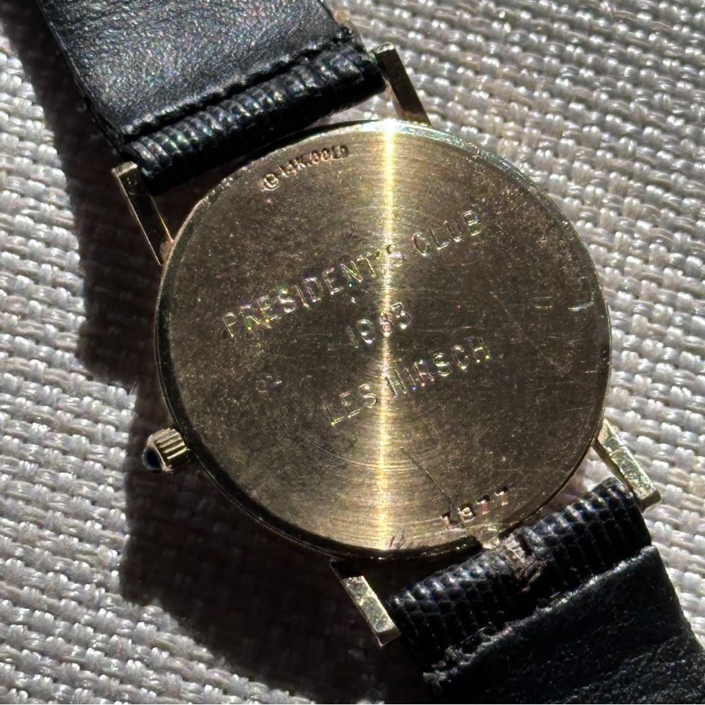 Omega De Ville 1377 14k Solid Gold Vintage 1980s Dress Watch Lizard Strap - Picture 5 of 16